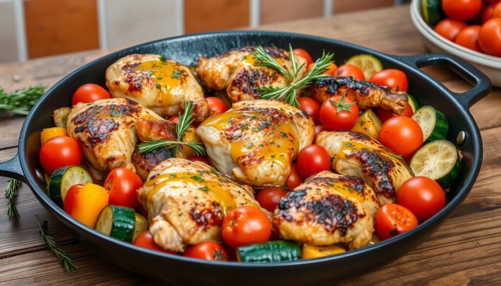 Mediterranean One-Pan Chicken Dinner